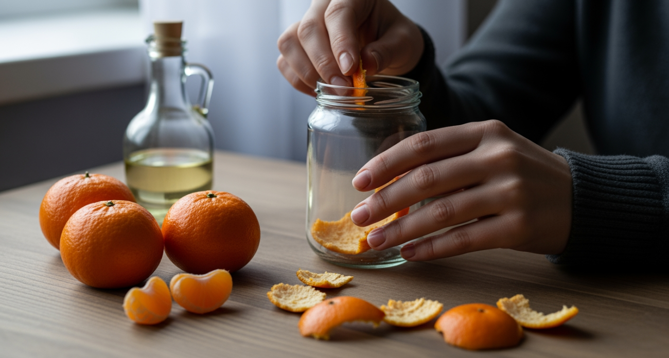 Апельсиновые шкурки с оливковым маслом — секрет, который я хранил годы. Простой способ, который меняет всё