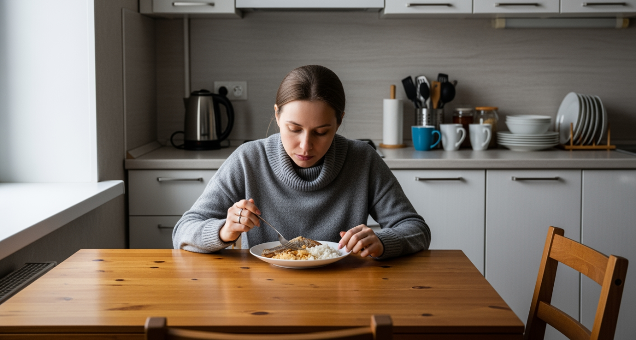 Минтай в сметанном соусе: скомбинировала остатки из морозилки — гости вычистили тарелки до дна