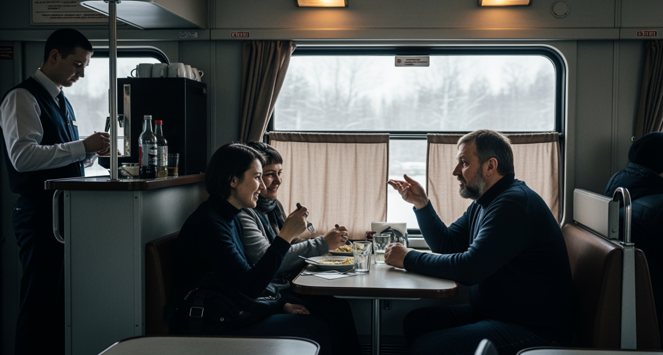 Заказали завтрак в поезде и разочаровались: показываю меню РЖД и озвучиваю реальные цены