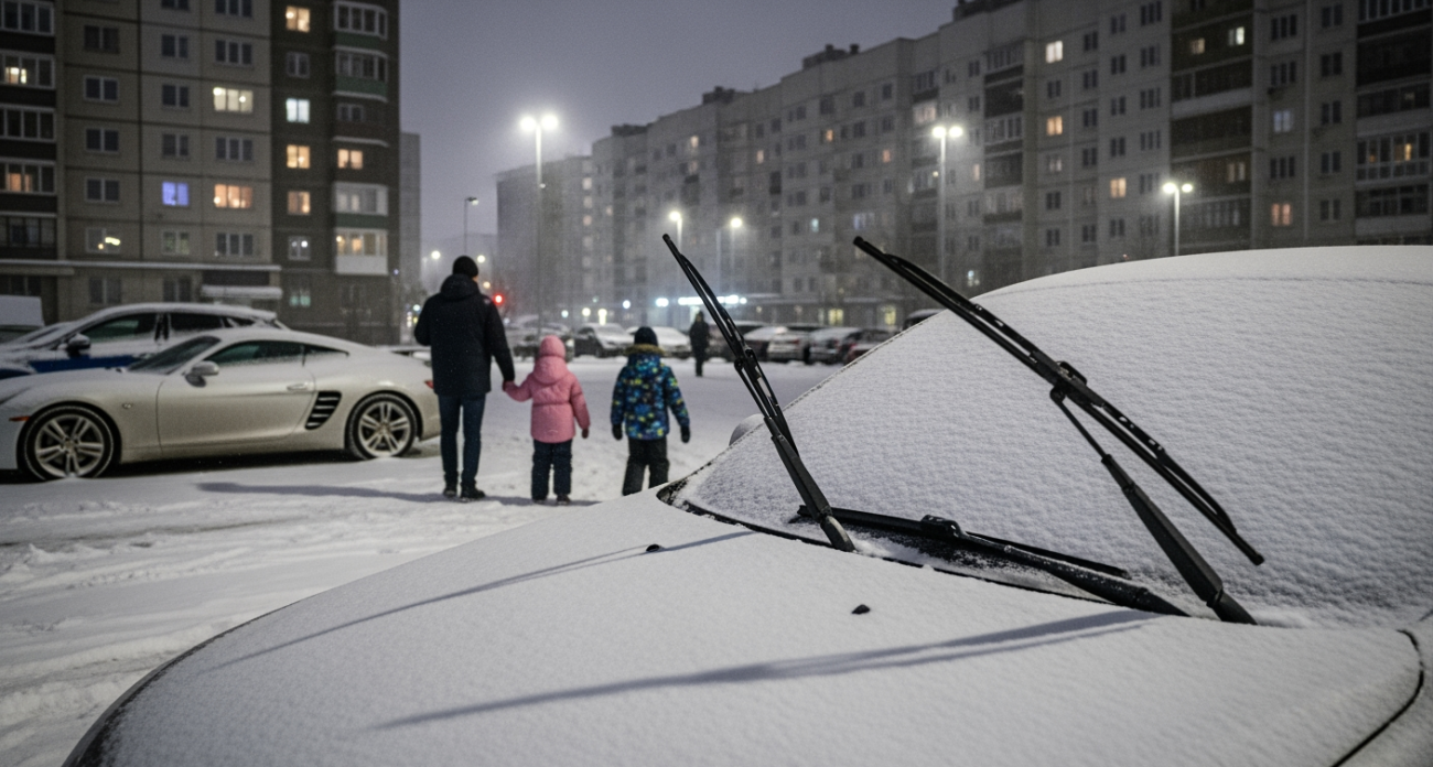 Как водители избавляются от ледяной корки на стекле за минуту без инструментов
