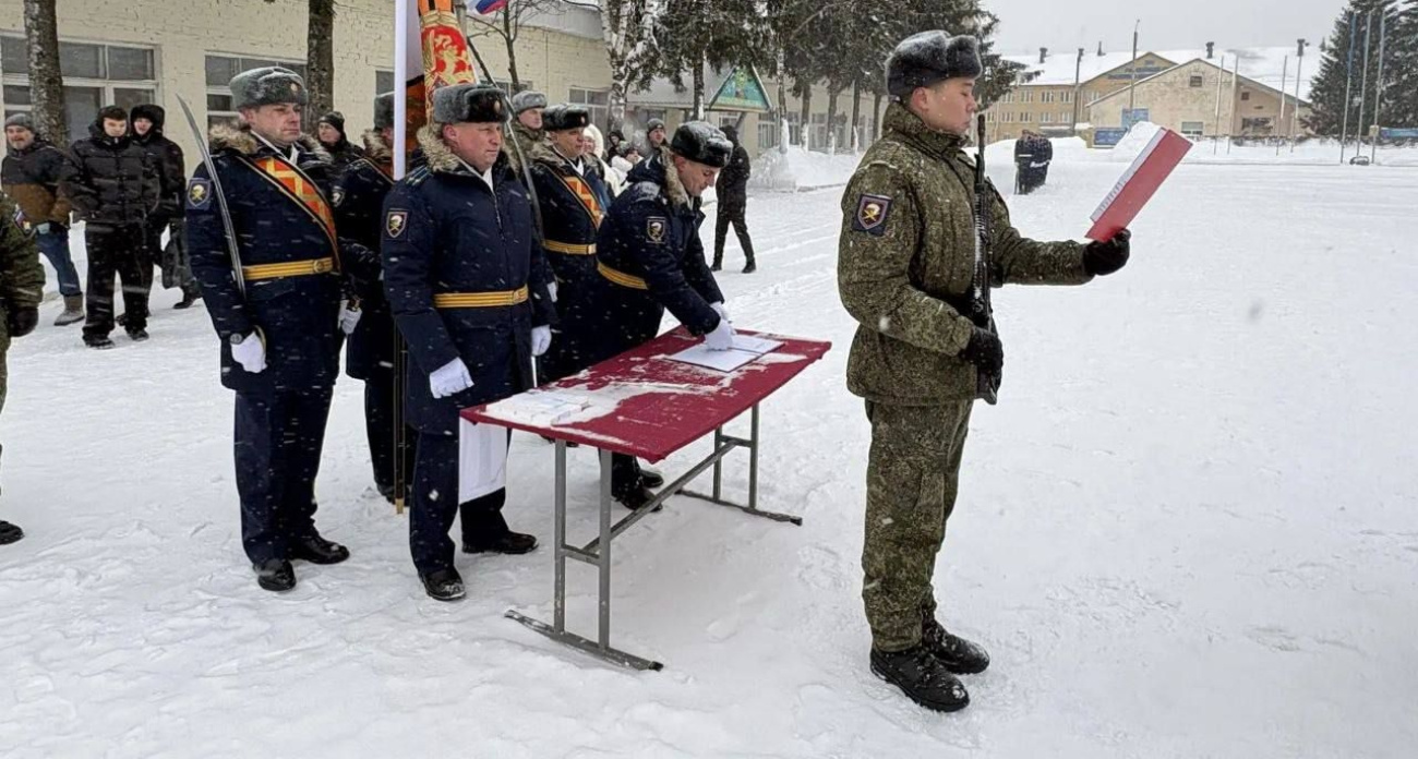 В  299-м гвардейском парашютно-десантном полку прошла  первая присяга 