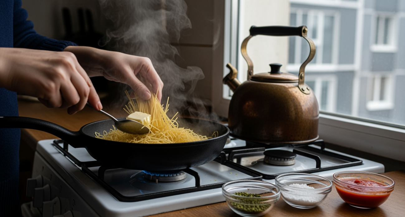 Готовлю вермишель на сковороде по-турецки — соседи просят рецепт