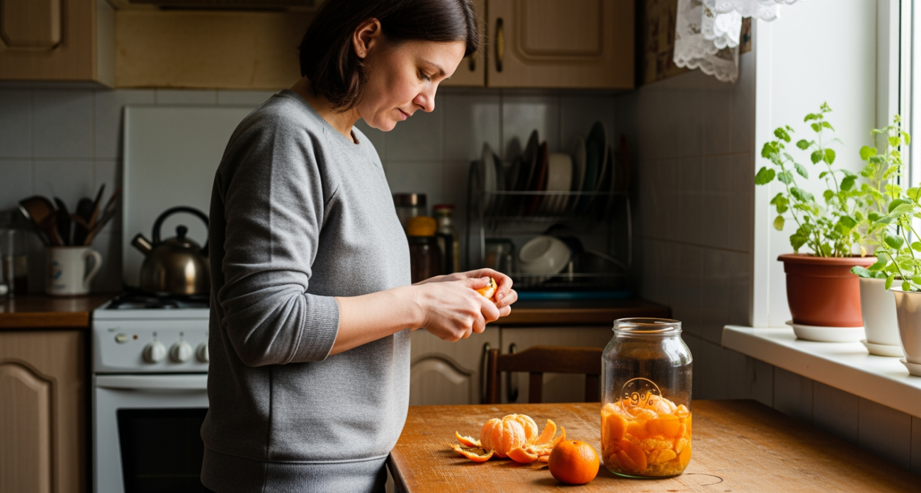 Апельсиновые корки и уксус - простой способ, который спасает мой дом весь месяц: хозяйки в восторге от находки