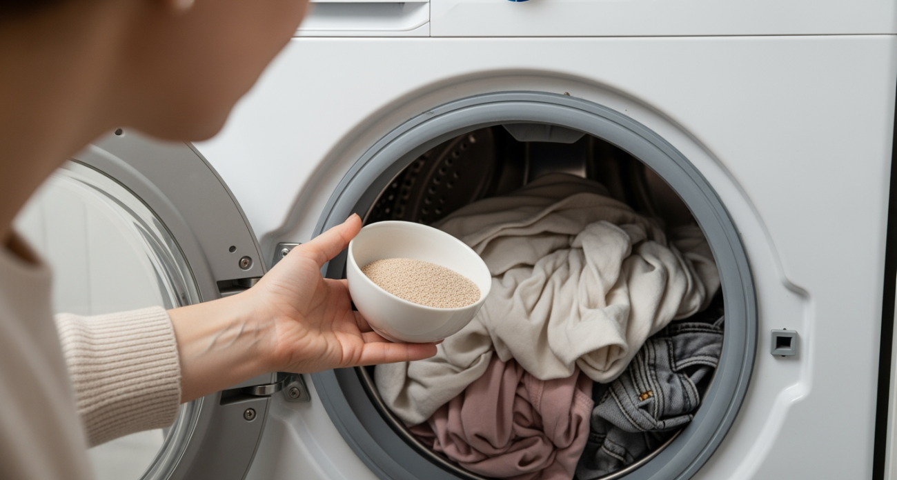 Один предмет в отсеке для порошка — и машина блеснет чистотой, налёт исчезнет за секунды