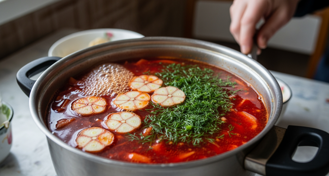 Борщ как в советских столовых: старый рецепт с 3 секретами, которые превращают обычный суп в шедевр