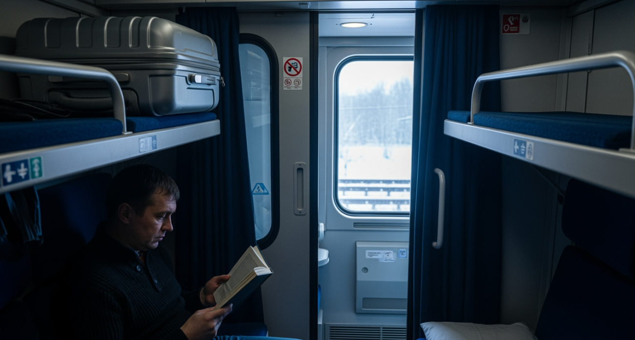 Соседка по купе потребовала мою полку в 6 утра и устроила скандал — вот что произошло дальше