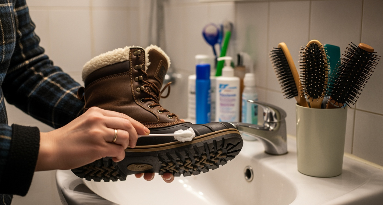 Хватит натирать обувь зубной пастой - новый способ очистки обуви помог спасти старые ботинки, которые уже хотела выбросить 