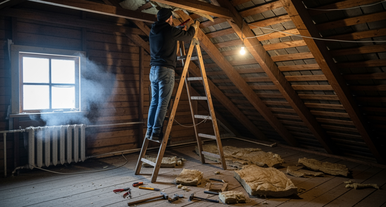 Забытый материал для утепления потолка в бане, который используют опытные плотники вместо современных аналогов