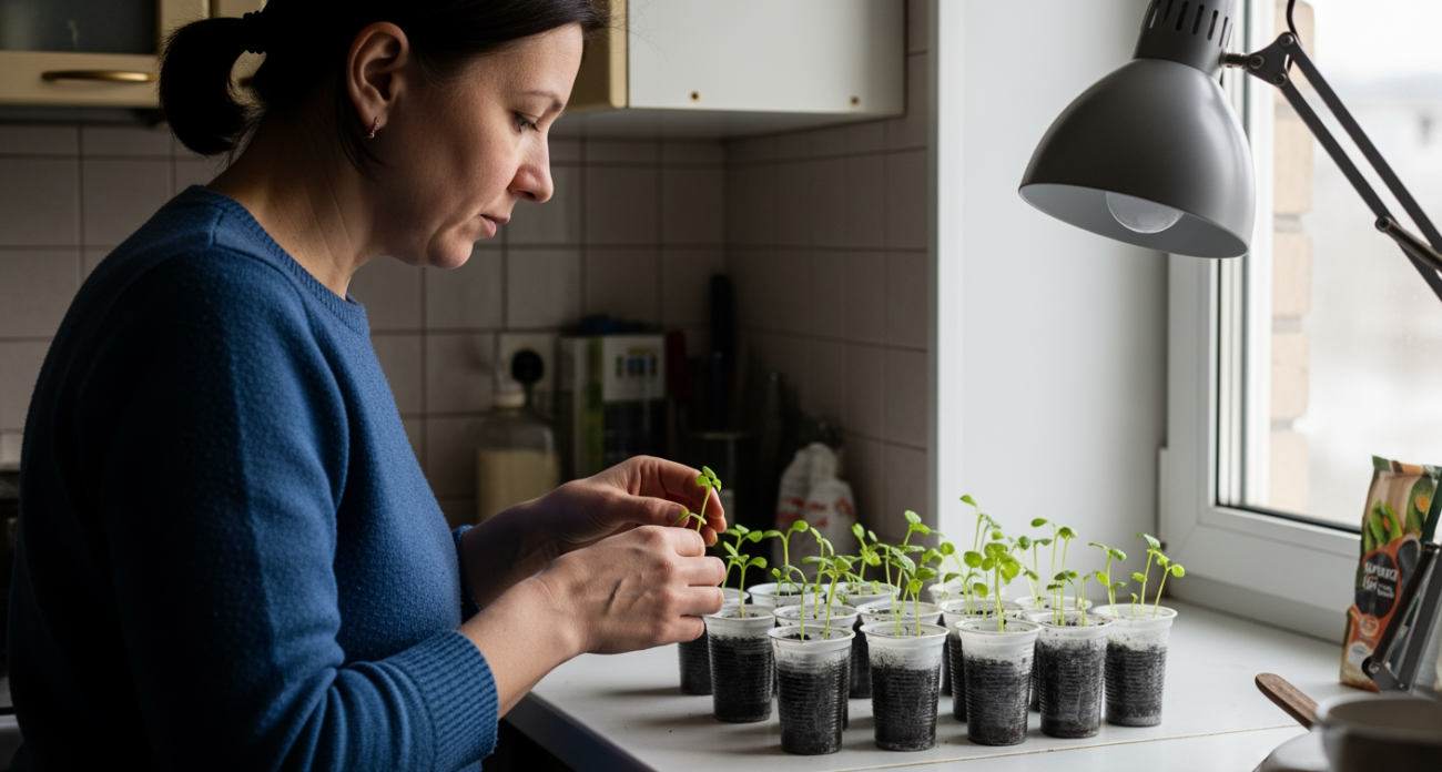 Семена, которые я высеиваю в январе, дают мне здоровую рассаду уже к маю