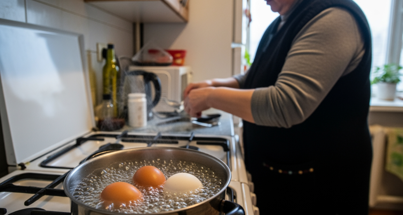 Открыла секрет идеальных яиц - скорлупа не лопается, а желток остается жидким
