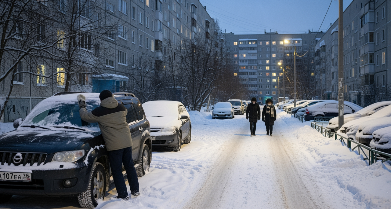 Мое лобовое стекло чистое, а соседское в ледяной корке: простой способ без затрат