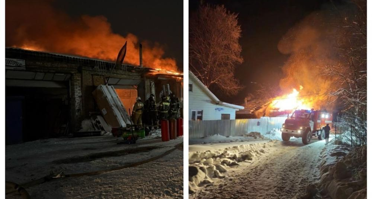 Крещенская ночь в огне: 5 семей без крова, одиннадцать спасателей тушили квартиры в Борисоглебском