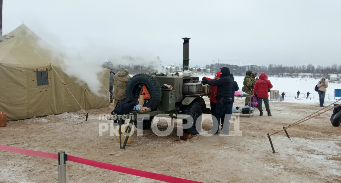  Две бани и полевая кухня: репортаж с Крещения на Подзеленье