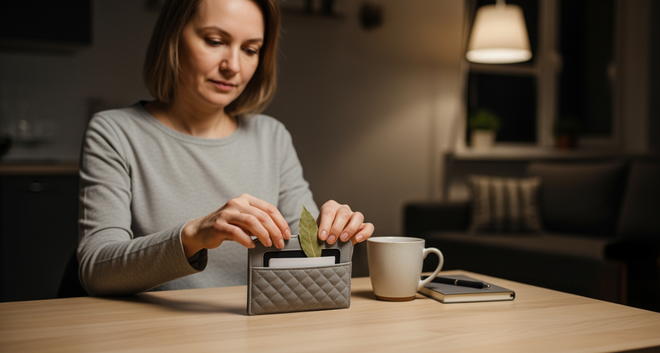 Монету кладу в кошелек вместе с лавровым листом - результат проявляется быстрее, чем я ожидал