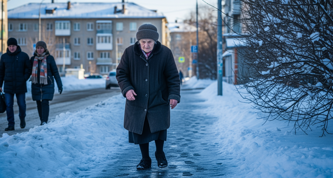 Один штрих краски на подошву - и ноги не скользят даже на льду: простой лайфхак, который спасает