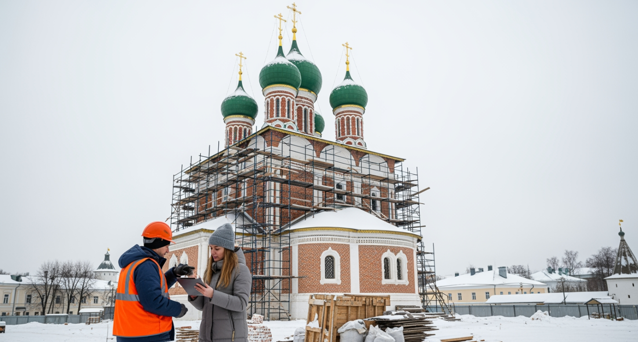 Символ тысячной купюры: церковь XVII века в Ярославле отреставрируют с помощью цифровых технологий