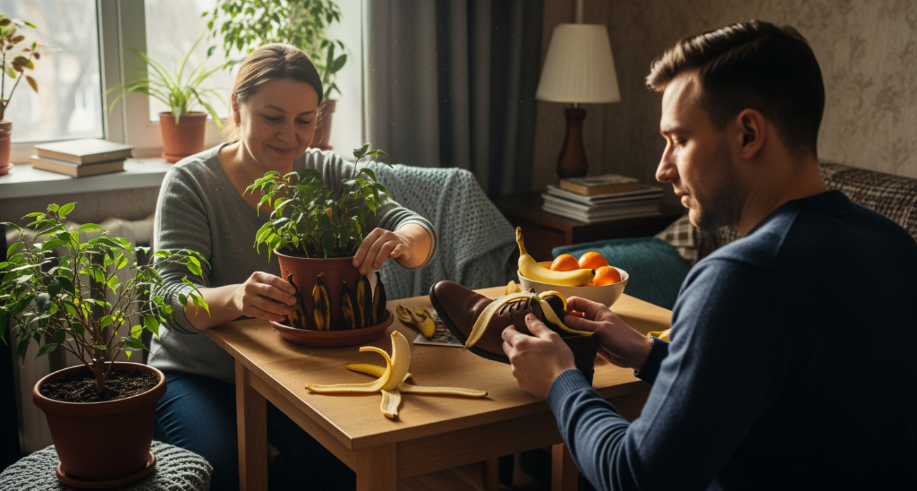 Не спешите выбрасывать кожуру от банана: я открыла секрет её бесценного применения в быту