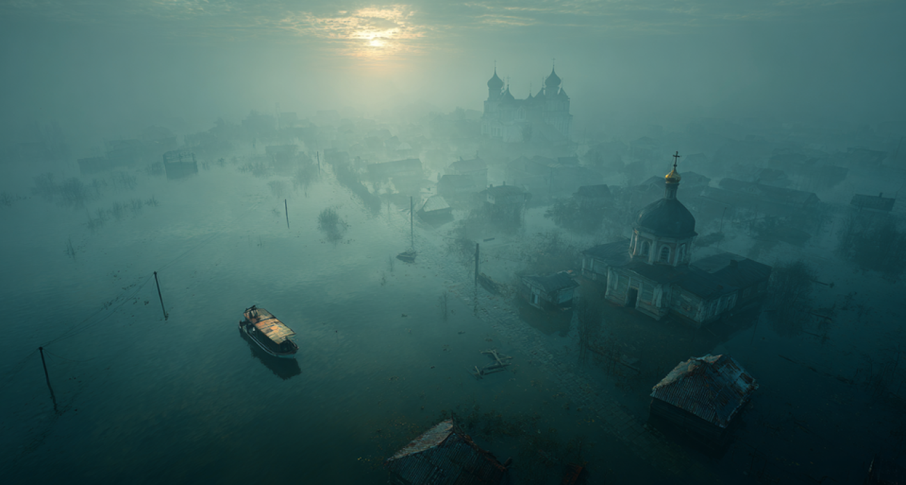 Русская Атлантида: ученые воссоздали модель города Молога, скрытого под 30 метрами Рыбинского водохранилища