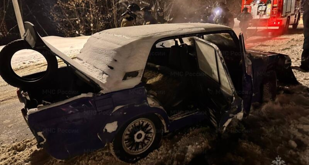 Вечером в Ярославле горела машина