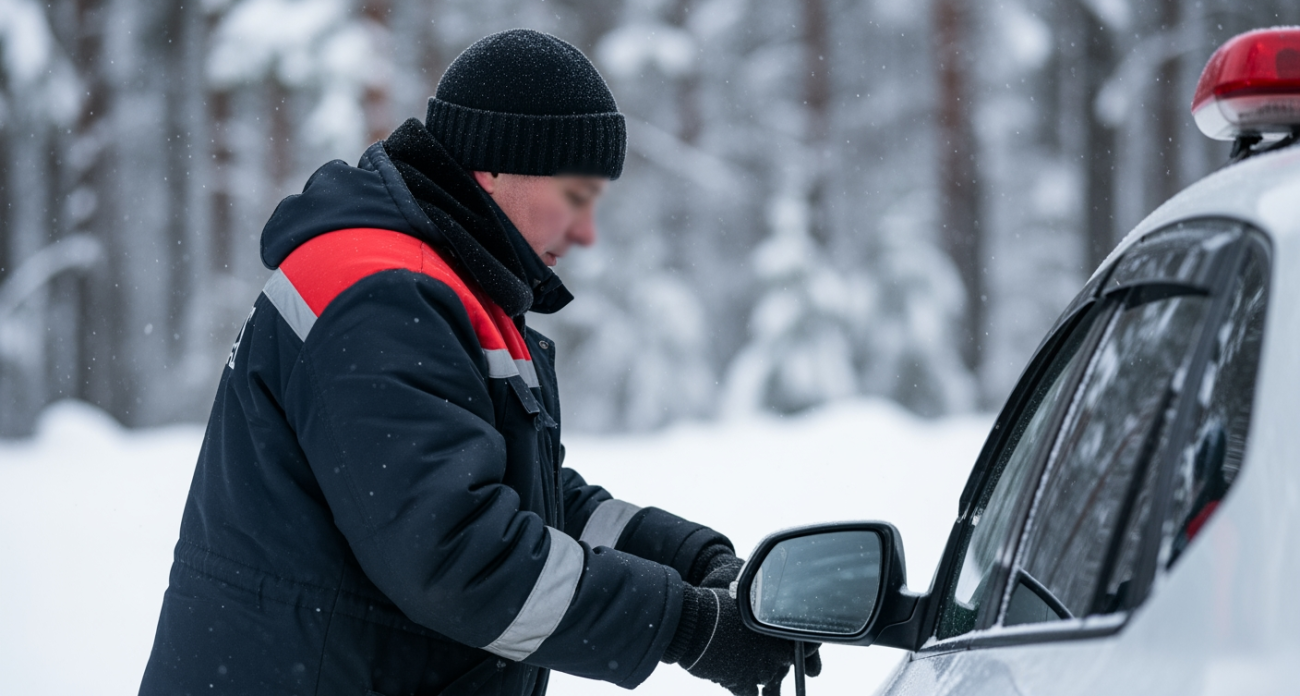 Дедовский метод оживить машину с разряженным аккумулятором там, где нет ни людей, ни техпомощи рядом