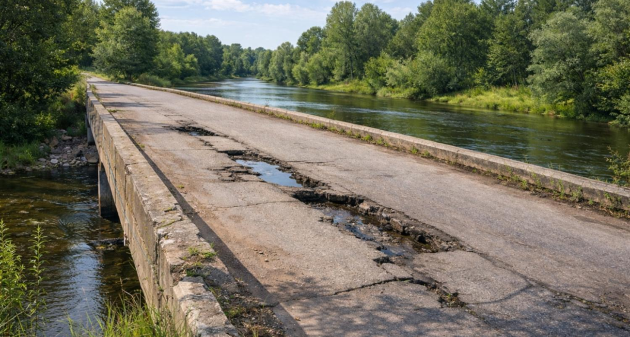 Опасные 4-сантиметровые дыры: суд обязал отремонтировать аварийный мост через Которосль в Гаврилов-Ямском округе