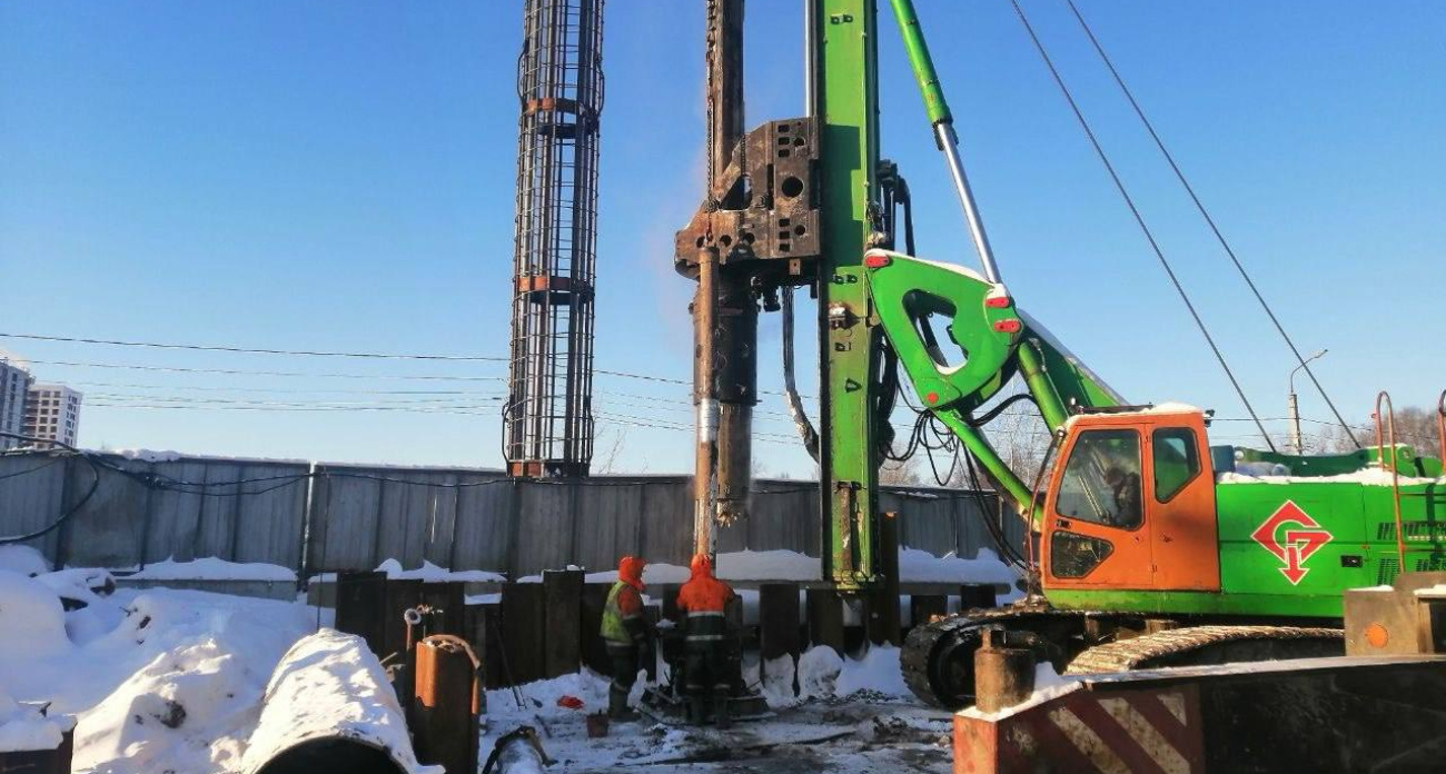 В Ярославле продолжают строительство третьего моста через Волгу