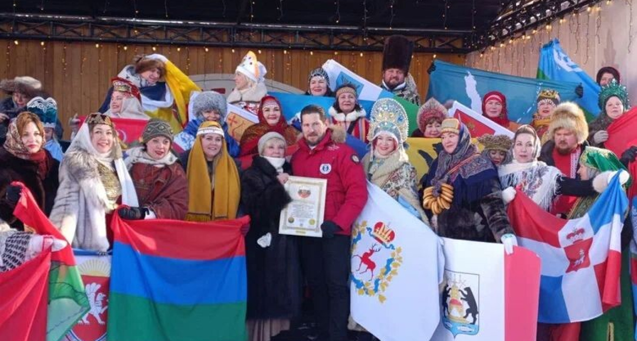 Ярославская область поучаствовала в рекорде России и показала полушубок из романовской овцы на слете послов гостеприимства