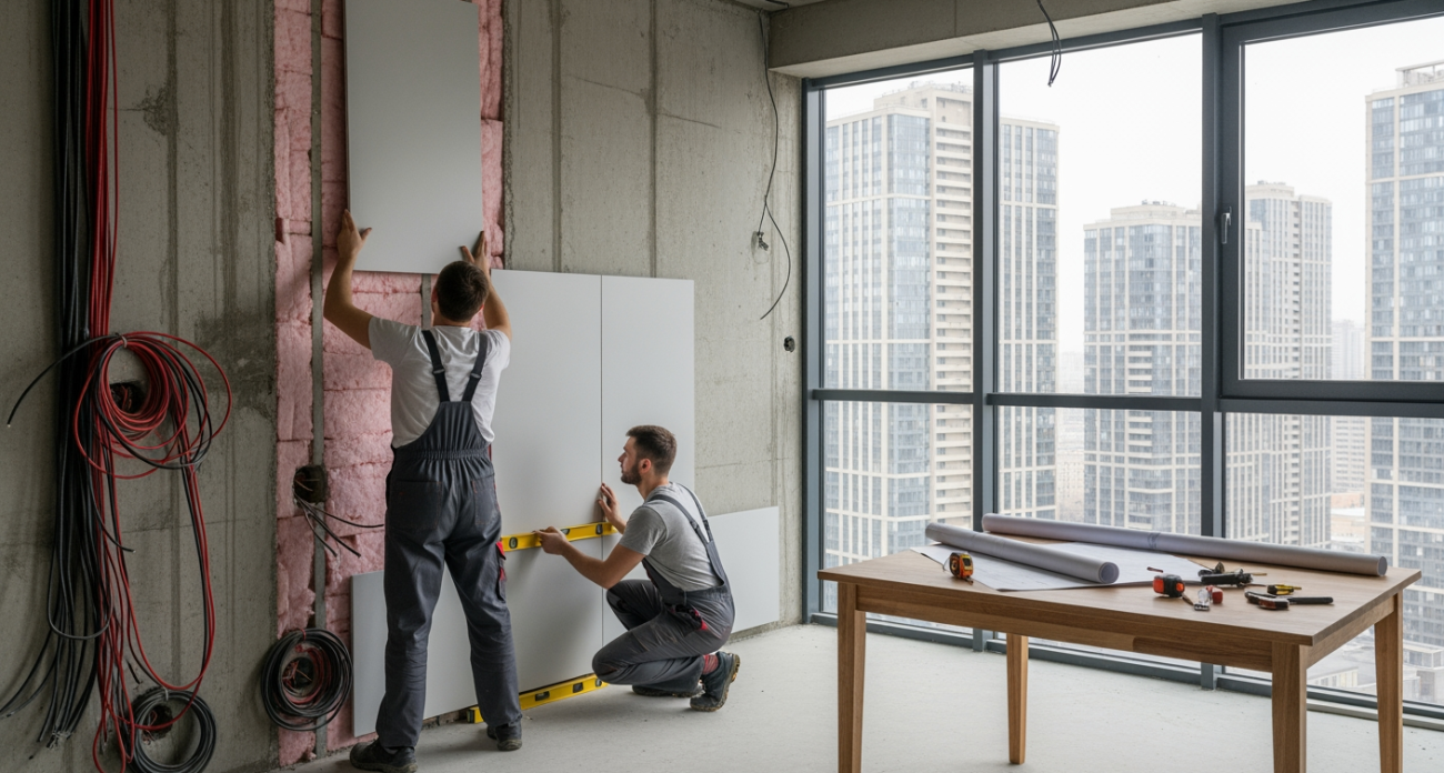 Опытные ремонтники забыли про штукатурку и гипсокартон — бюджетная альтернатива для идеальных стен покорила рынок