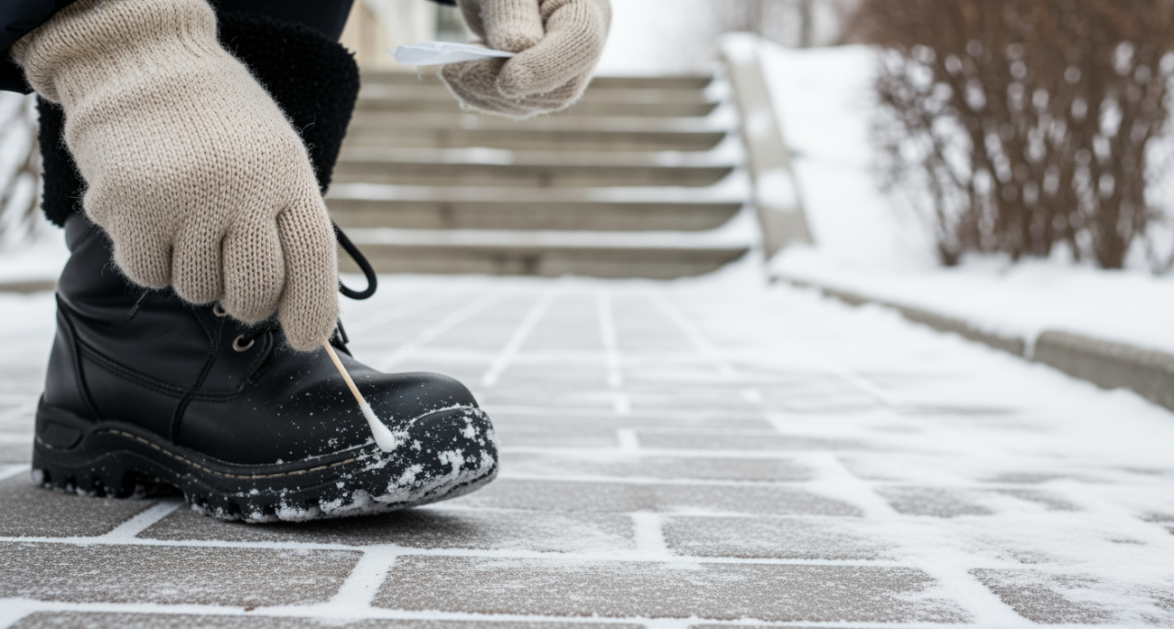 Копеечное средство из аптечки превращает скользкую обувь в нескользящую даже на самом коварном зимнем льду