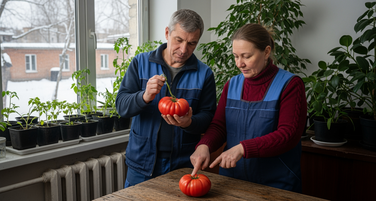 Мой секрет гигантских томатов: всего два проверенных сорта дают сладкие плоды размером с детскую голову