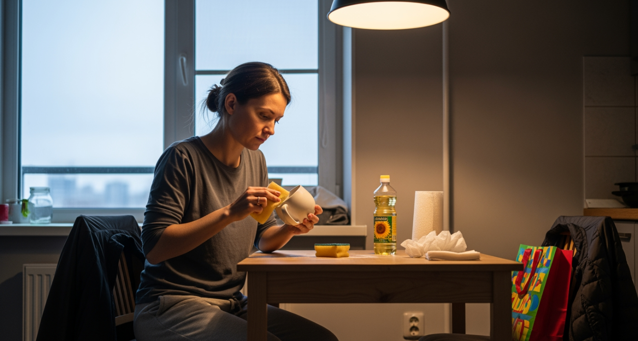 Гениальный лайфхак для мгновенного удаления следов от наклеек, о котором молчат продавцы бытовой химии