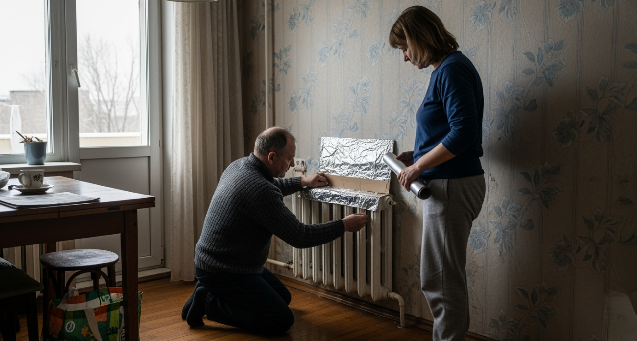 Простой трюк с обычной фольгой превращает ледяную квартиру в тёплое гнёздышко даже в лютые холода