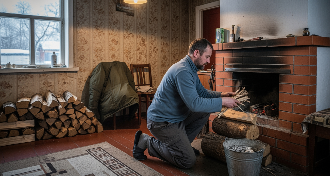 Забытый метод деревенских мастеров заставит вашу печь греть вдвое дольше при том же количестве дров
