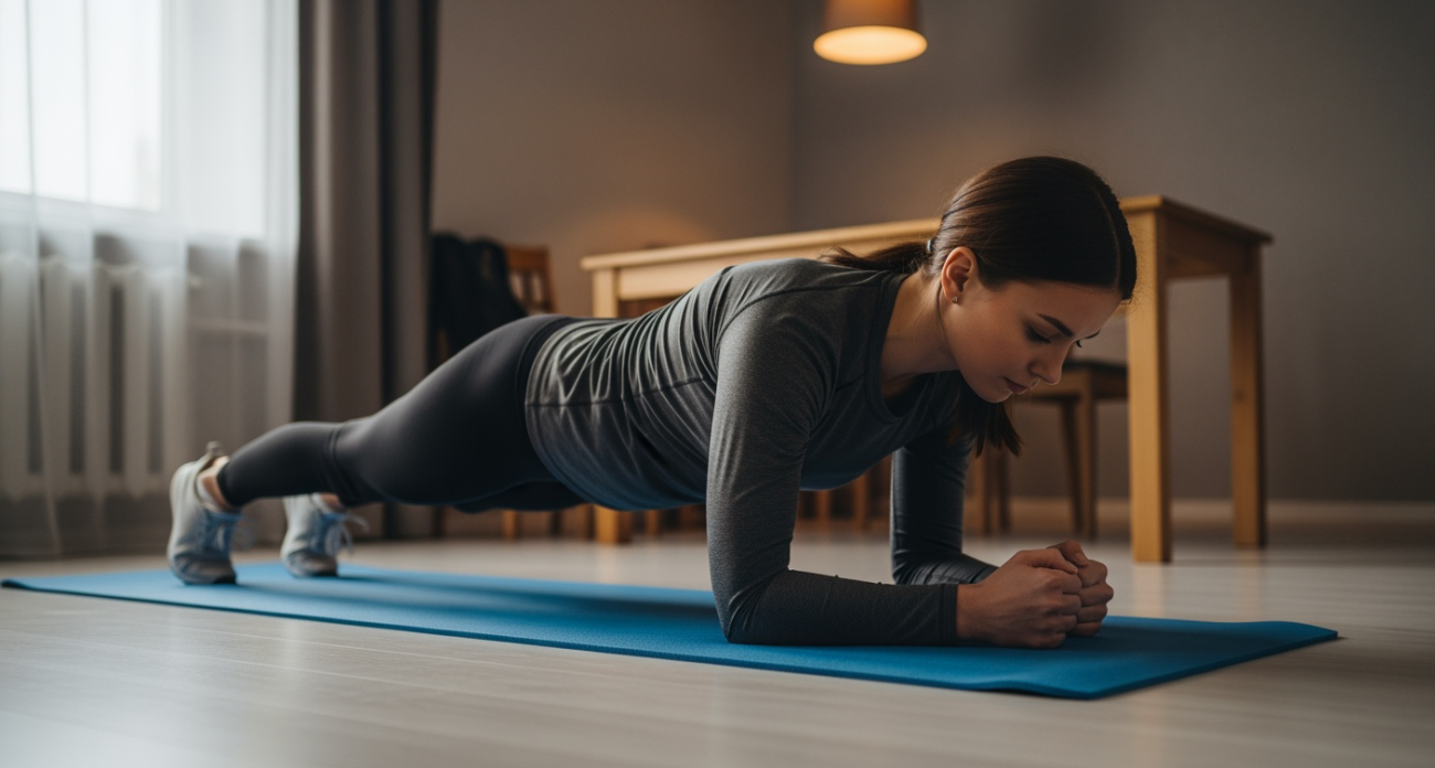 Тренировка для ленивых без силовых и кардио: просто лежите на коврике и худеете 