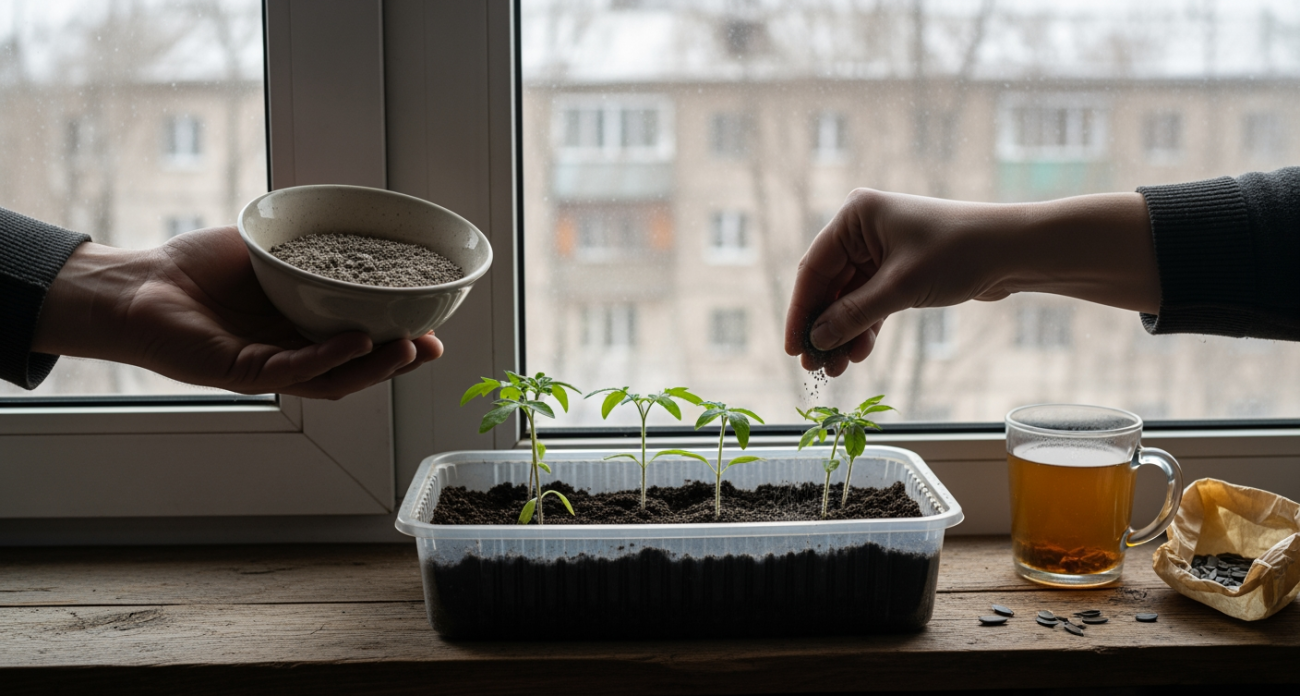 Мой секретный порошок для рассады делает стебли как у Халка — крепкие и мощные без всякого вытягивания