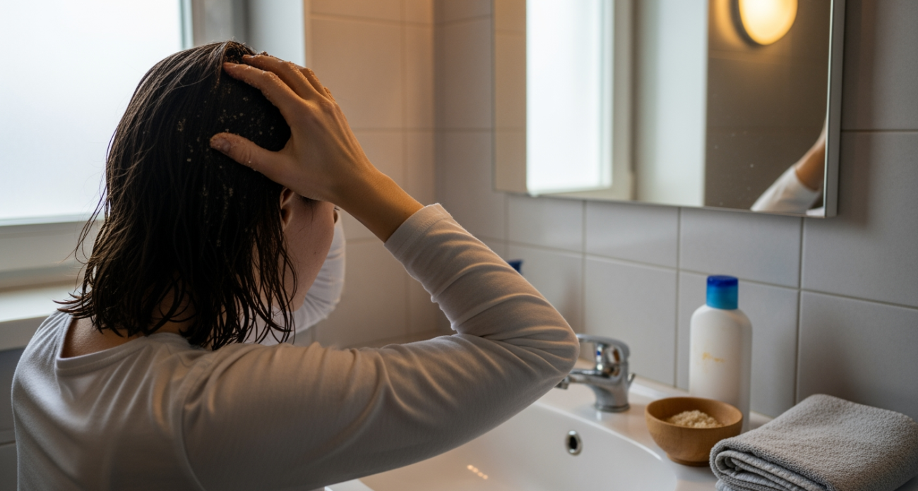 Простой домашний ритуал за полчаса до шампуня вернул моим волосам силу и пышность как в рекламе