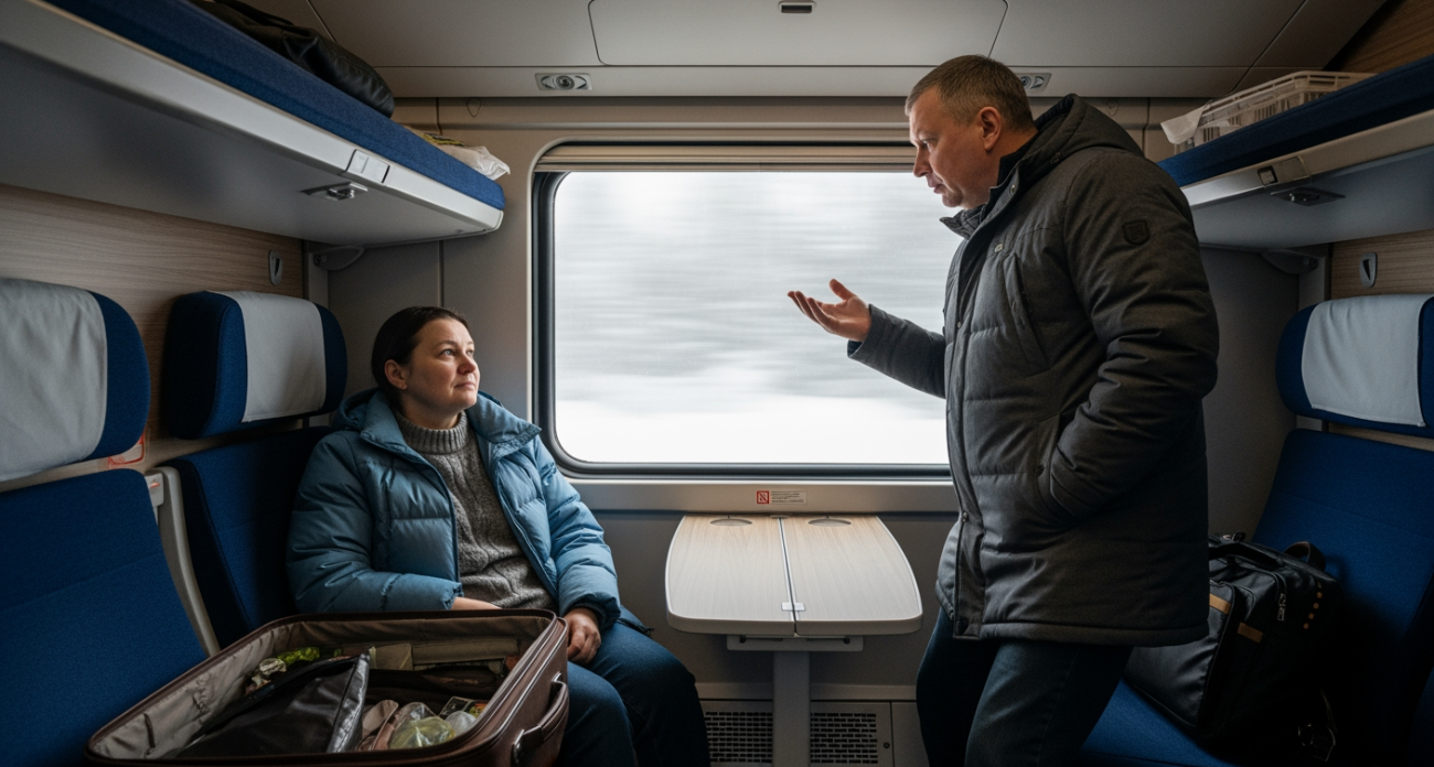 Секретный приём опытных путешественников РЖД для сохранения нижней полки даже при самых настойчивых просьбах