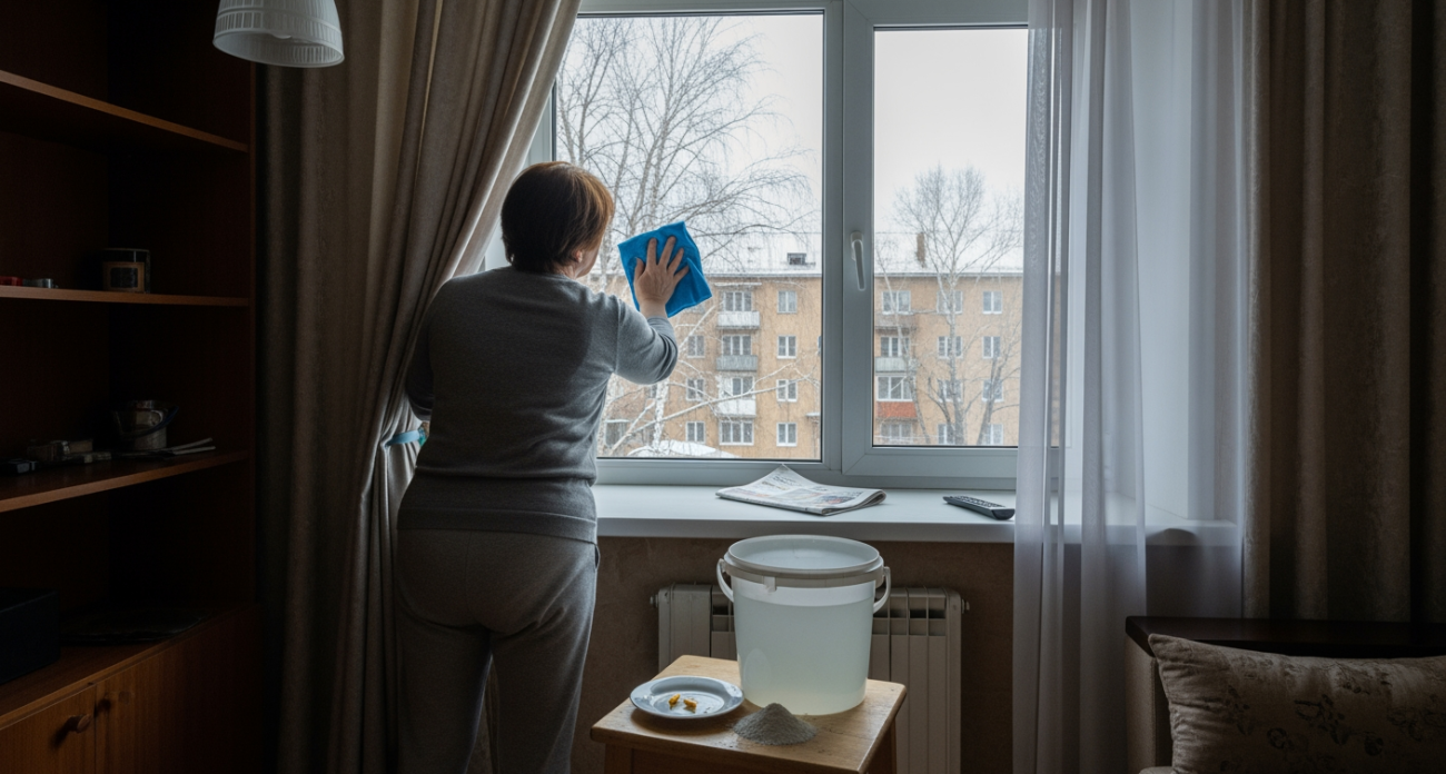 Копеечное средство из домашней аптечки превращает грязные окна в кристально чистые даже после ливня