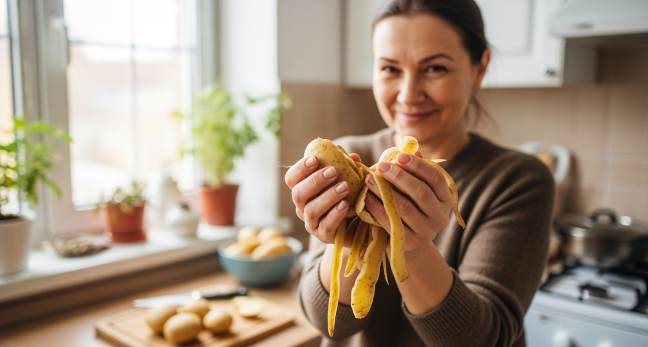 Соседка всю зиму копила картофельные очистки и не зря: она знает, как превратить отходы в урожай на грядках 