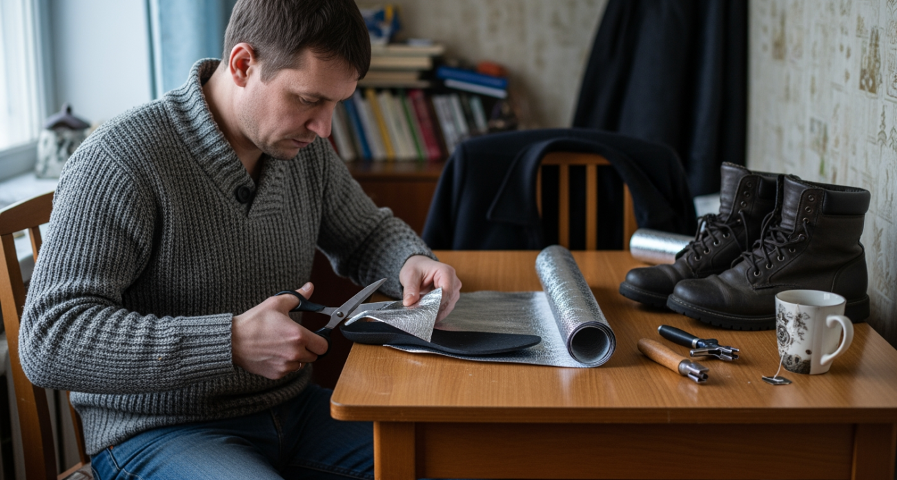Зимний лайфхак от бабушки: копеечный материал под стелькой сохранит тепло в любой обуви до самой весны