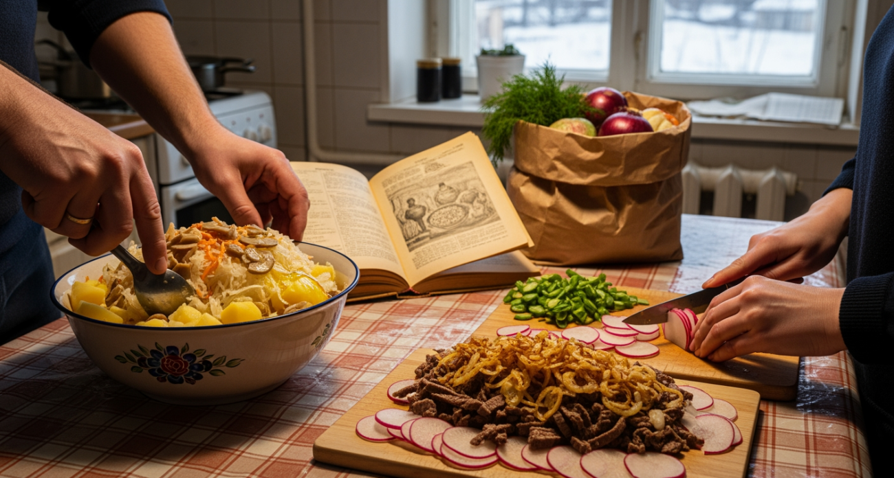 5 советских салатов с ностальгическим вкусом, о которых незаслуженно забыли современные хозяйки