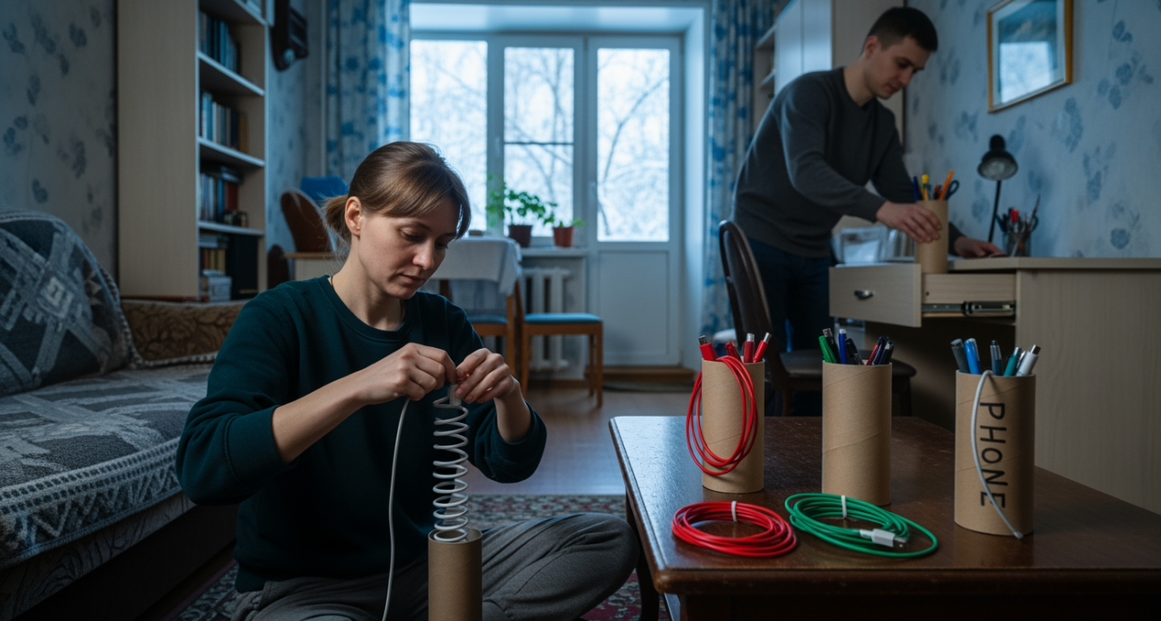 Не спешите выбрасывать картонные втулки от туалетной бумаги — они заменят дорогие органайзеры и решат массу бытовых проблем
