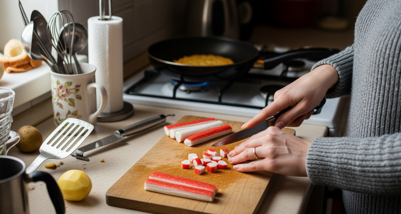 Простой трюк с крабовыми палочками изменил наши семейные завтраки навсегда и занимает всего 10 минут
