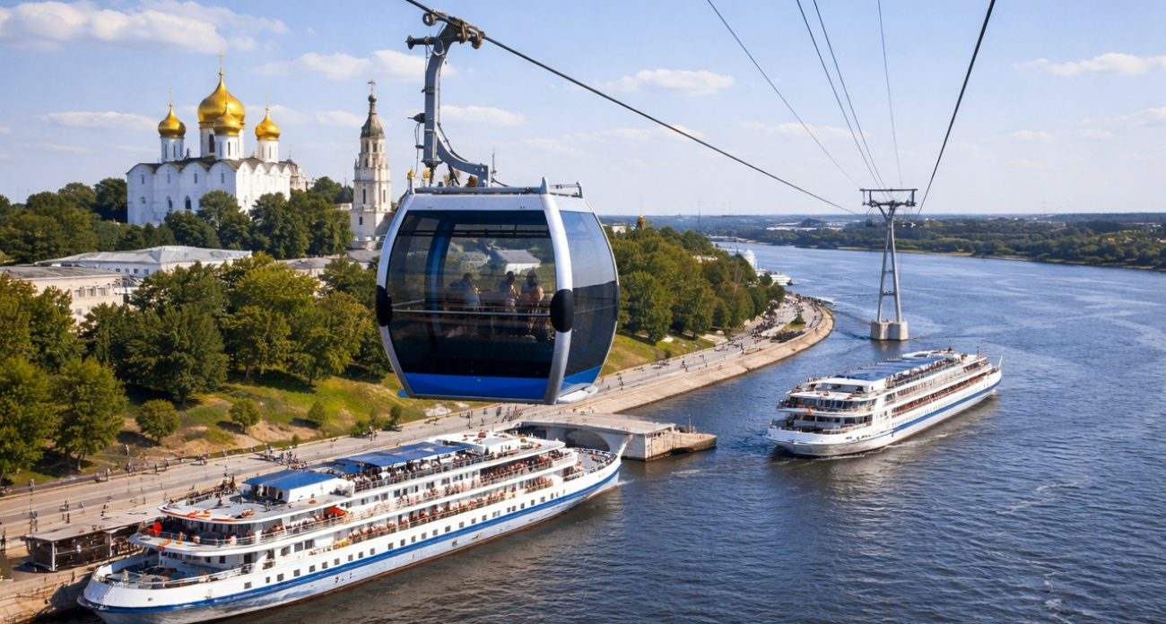 «Это может стать новой визитной карточкой». Блогер Данила Грибов — о канатной дороге через Волгу