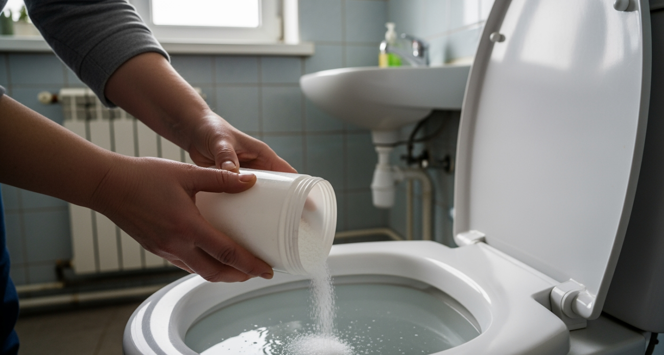 Секретный трюк с солью, который профессионалы скрывают от вас: как спасти унитаз и кошелёк одним движением руки