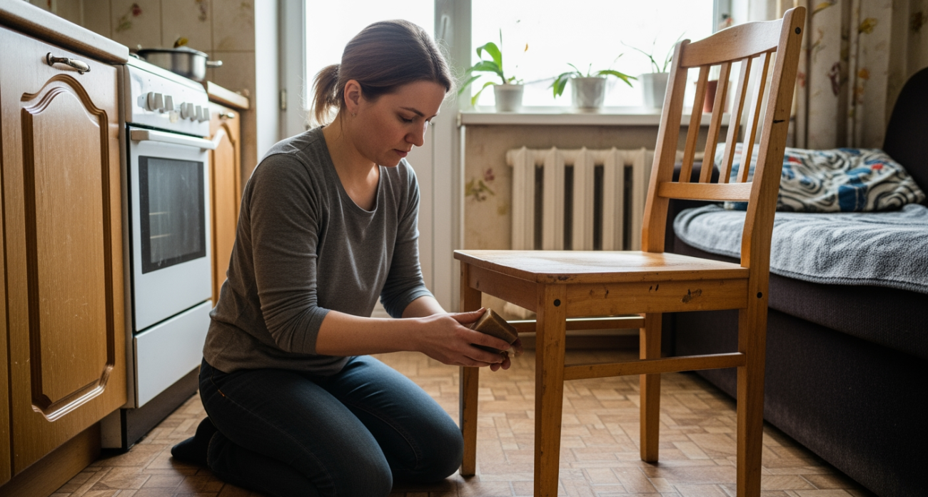 Для чего я натираю ножки стульев хозяйственным мылом: гениальный лайфхак спасет вас от одной проблемы 