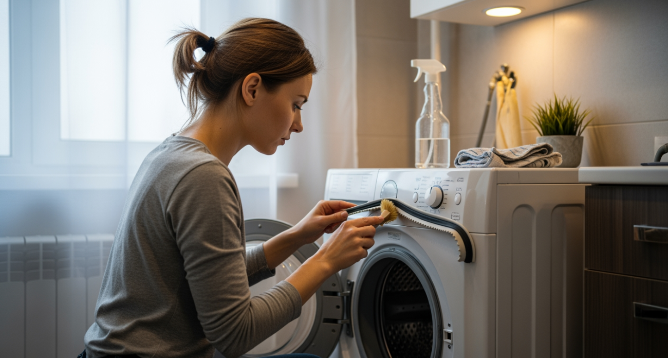 Неприятный запах из стиральной машины исчез навсегда после этой простой смеси из двух ингредиентов