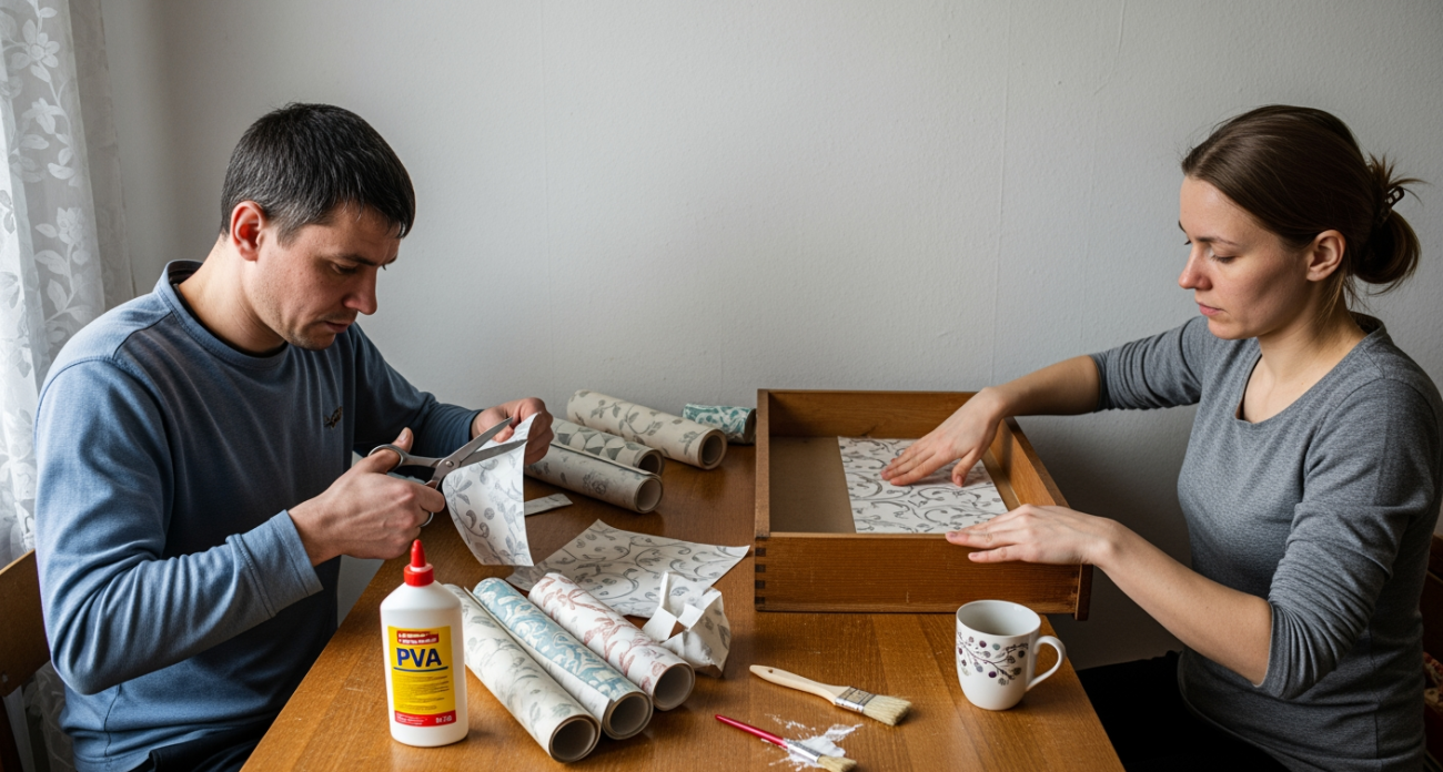 Из ненужных обрезков обоев мастерю такие стильные штуки для дома, что соседи теперь сами просят научить их