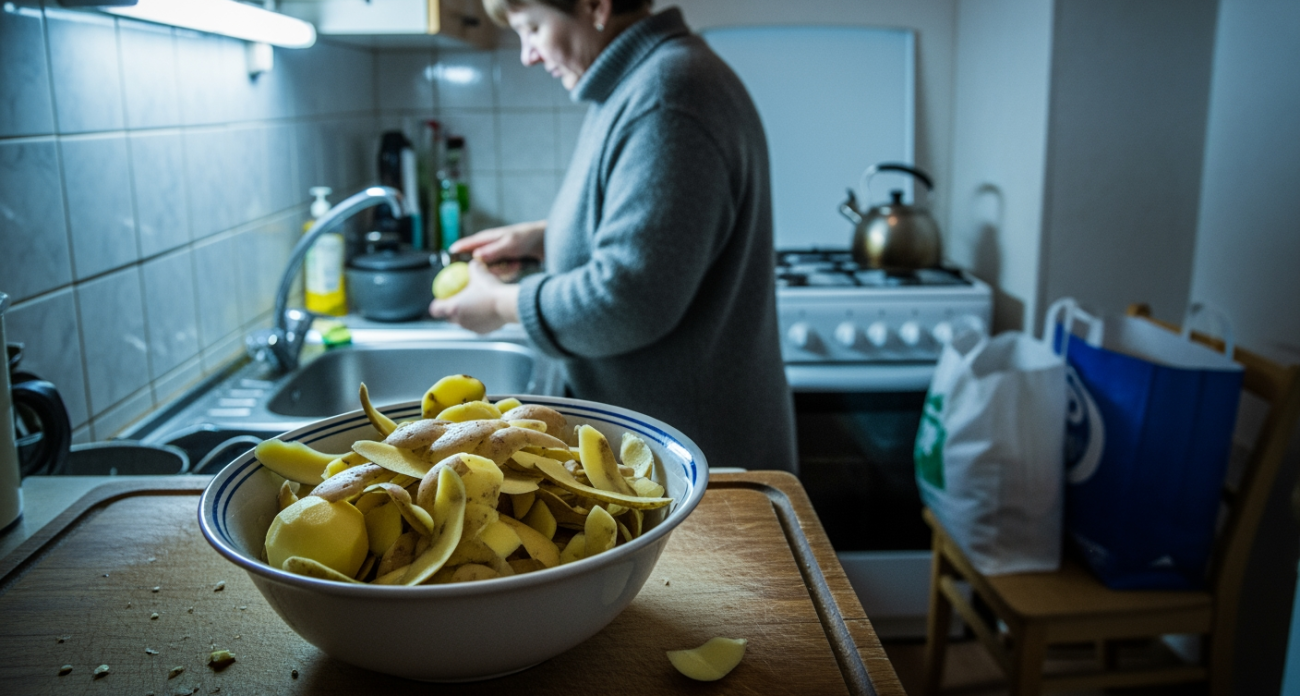 Не выбрасывайте ценное сокровище: простой секрет бережливых хозяек с картофельными очистками
