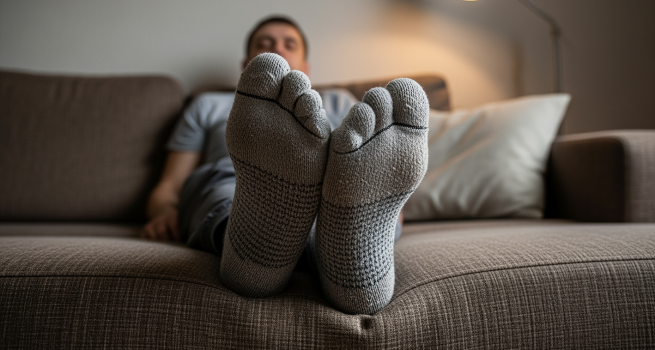 Соседи крутят пальцем у виска, а я сплю как младенец: зачем опытные люди надевают носки на ночь и почему это продлевает жизнь